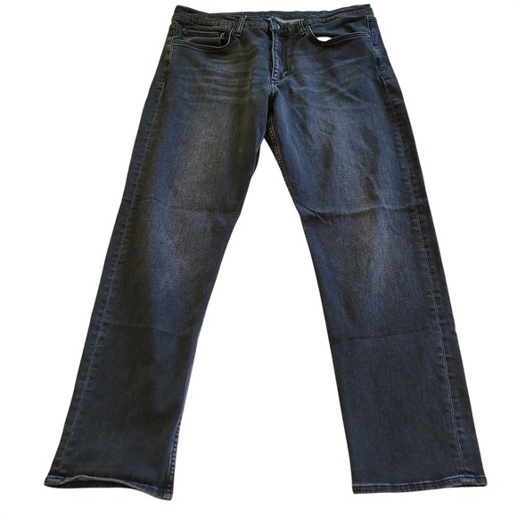 Rag & Bone Fit 2 Slim Mens 36x32 Loopback Denim Jeans Wylie Grey MED21F1223BBWY - Picture 2 of 16